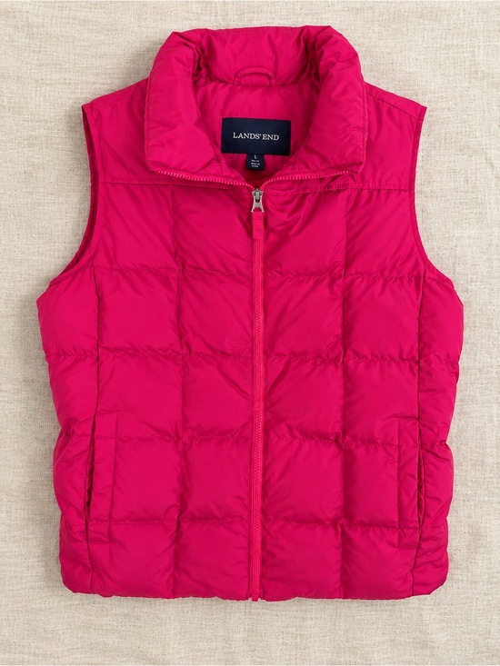 Lands' End Other - Lands’ End Girls Hot Pink Quilted Puffer Vest